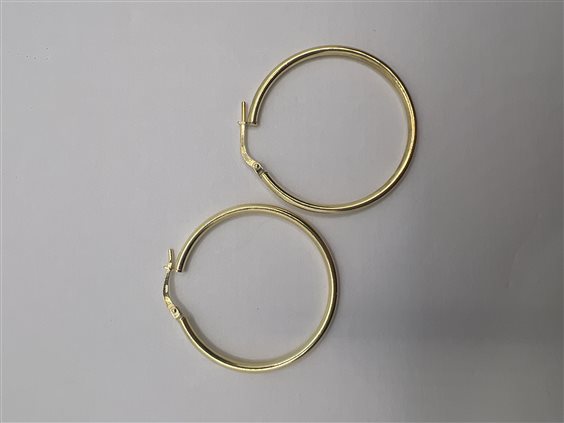 Orecchini Domar Donna Cerchi argento 925 lisci in Argento ORAR-443-280 - ORAR-443-280